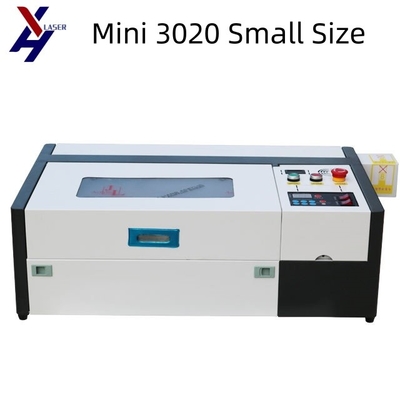 কাঠের চামড়া এক্রাইলিক জন্য ছোট 300 * 200mm M2 CO2 লেজার খোদাই এবং কাটার