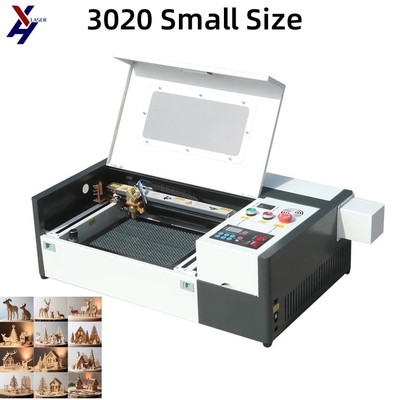 3020 মিনি CO2 লেজার কাটিং মেশিন লেজার কাটার 40W 50W খোদাই মেশিন