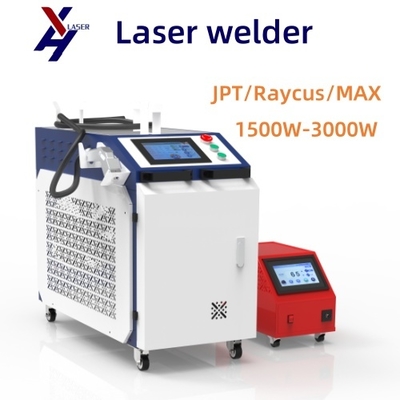উচ্চ মানের 1500W 2000W 3000W দীর্ঘ জীবন সঙ্গে জল শীতল ফাইবার লেজার ঢালাই মেশিন